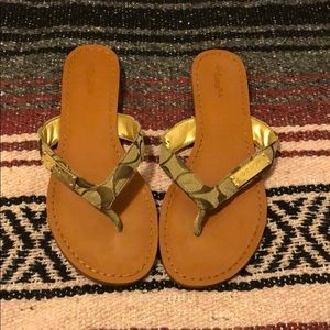 Coach sandals Size 6